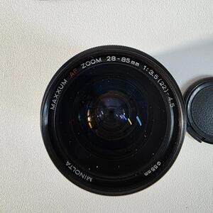 Minolta Maxxum AF 28-85mm f/3.5-4.5 Zoom Macro Lens A-Mount Auto Manual 55mm